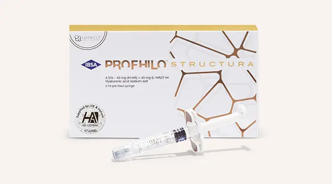 Profhilo-Structura-Front-On-With-Needle Profhilo® Structura